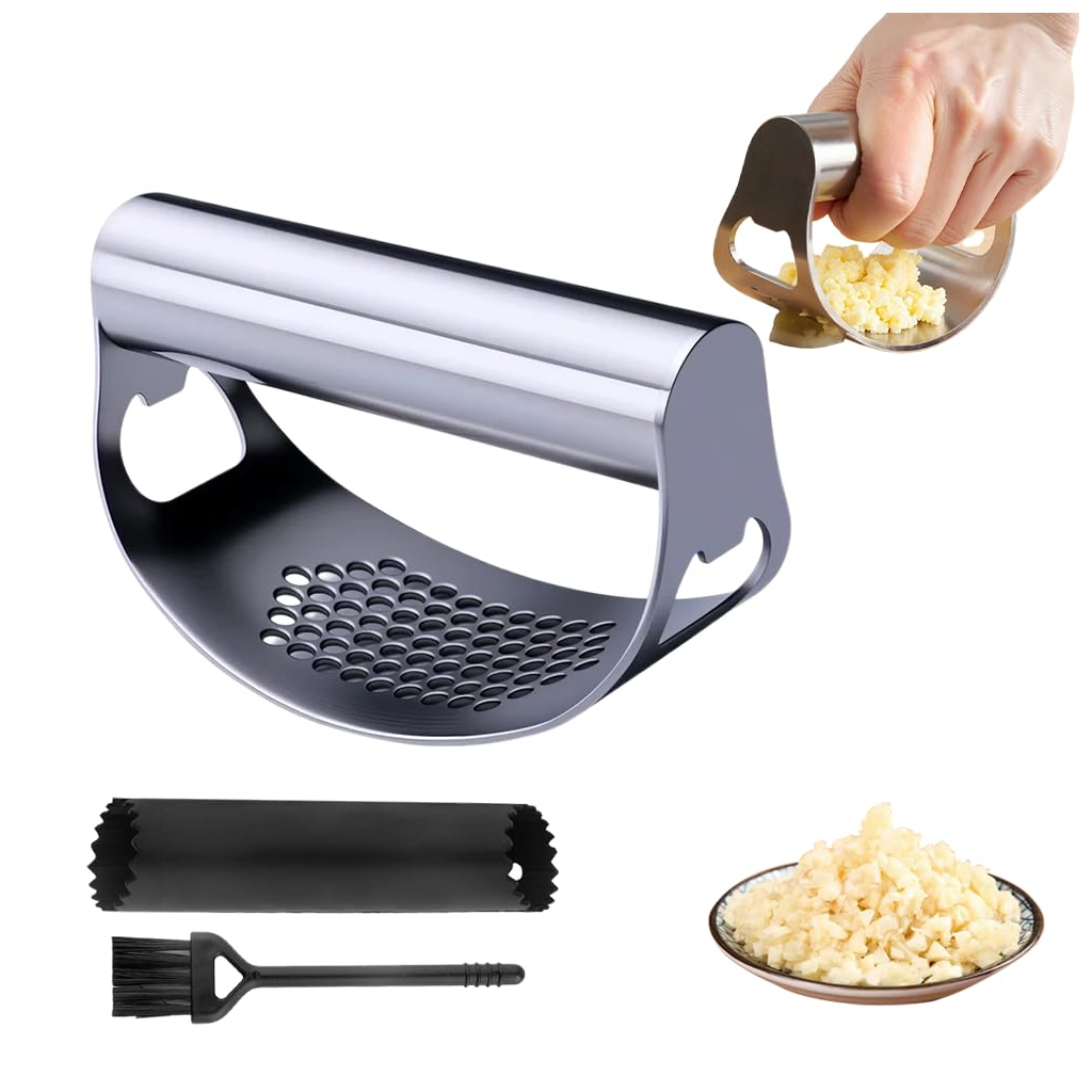Textured Garlic Press - 2 Pack