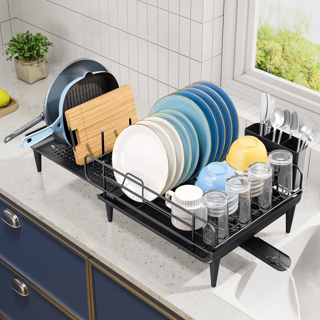 Rounded Dish Drying Rack - 4 Pack