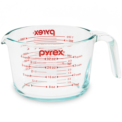 Clear Measuring Cup - Navy